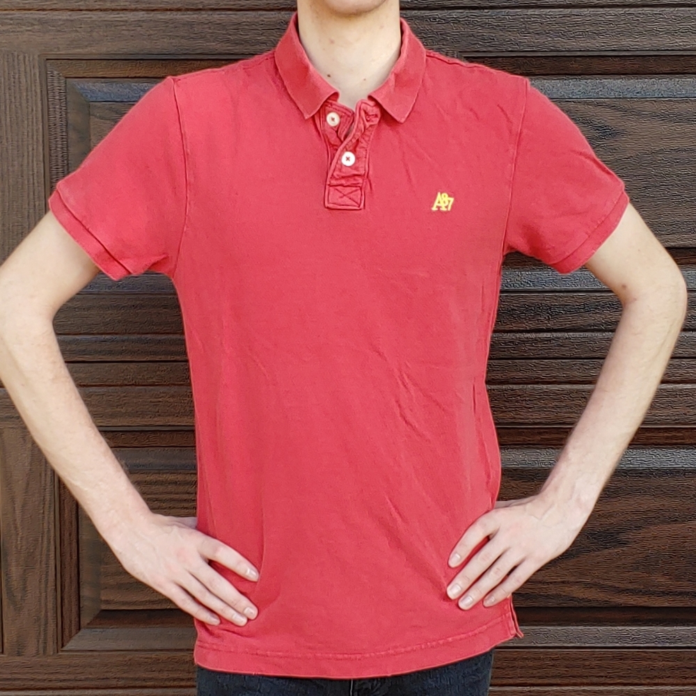 Aeropostale Medium Red Polo